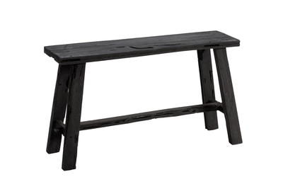 Oud teakhout bankje 80 cm