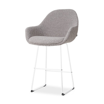 Barkruk Nino-Mae wit onderstel