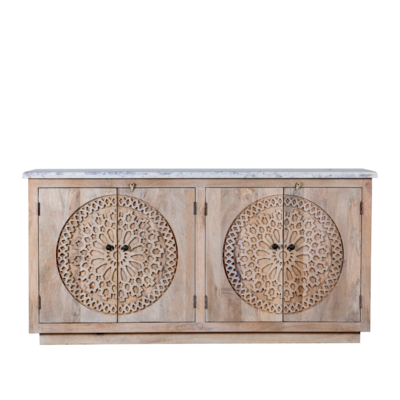 Dressoir met marmeren blad Shyla