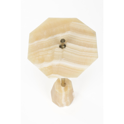 Onno bijzettafel onyx natuursteen