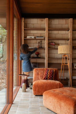 Dutchbone hocker Giada