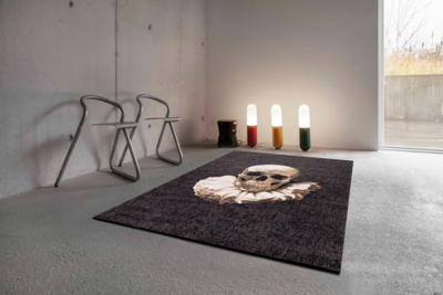 Ecorugs vloerkleed Momento Mori multicolor