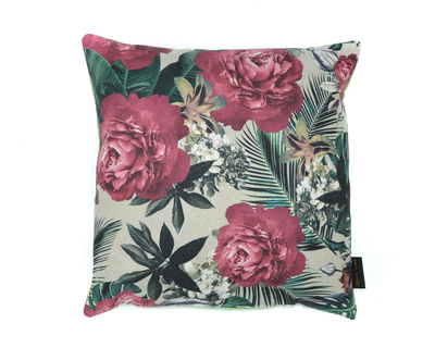 Kussen linnenlook Flower Leaves