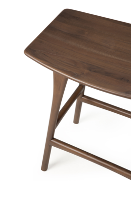 Ethnicraft - hoge kruk Osso 65 bruin teak