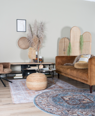 Vloerkleed Laria Blue 3 - Rond