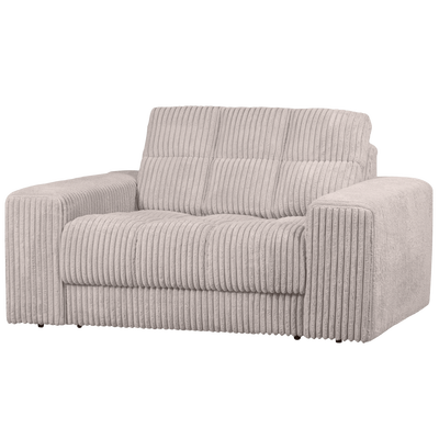 Second date loveseat velvet warmgrijs