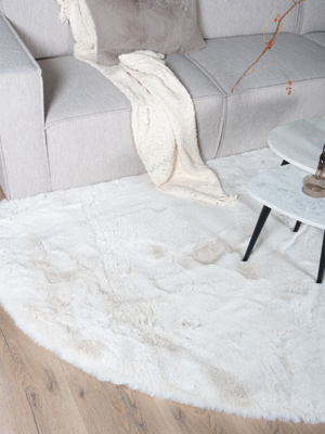 Vloerkleed Morbido Ivory 2810 kiezelvormig