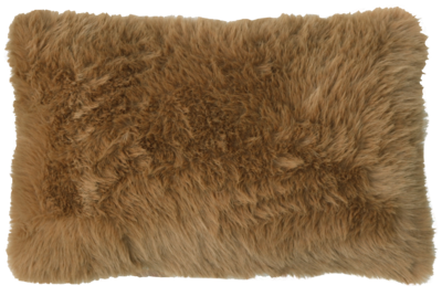 Kussen bont camel