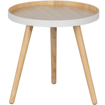Sasha bijzettafel o41 cm hout honinggeel [fsc]