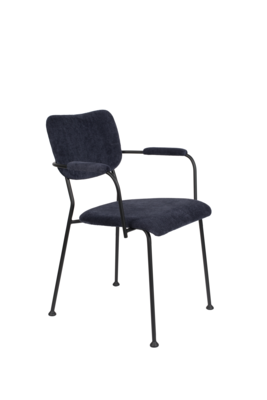 Zuiver Benson Armstoel Donkerblauw