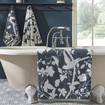 badtextiel laura ashley oriental garden dusky seaspray