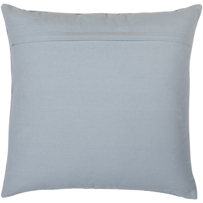 Laon kussens velvet naturel/blauw - set van 3