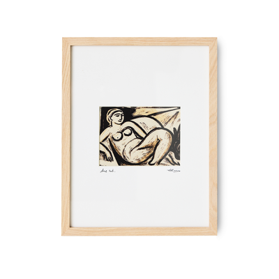 HK Schilderij Framed artwork suns out 29x37 cm