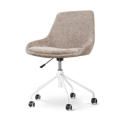 Bureaustoel Nout-Isa - wit onderstel