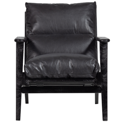 Houston fauteuil boucle/hout naturel