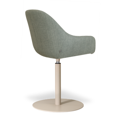 niva-mae draaibare eetkamerstoel- beige onderstel