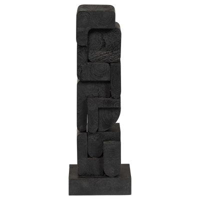 Isan sculptuur ornament hout zwart