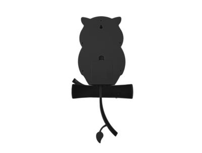 Wandklok Owl pendulum ABS