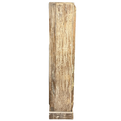 Kast 2deur snijwerk + 2 la bloem motief