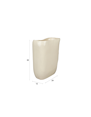 Vase edna m beige