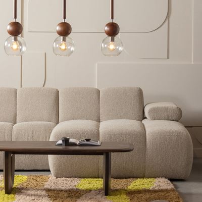 Frequent salontafel mango walnoot 120x60 cm