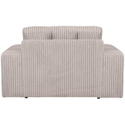 Second date loveseat velvet warmgrijs
