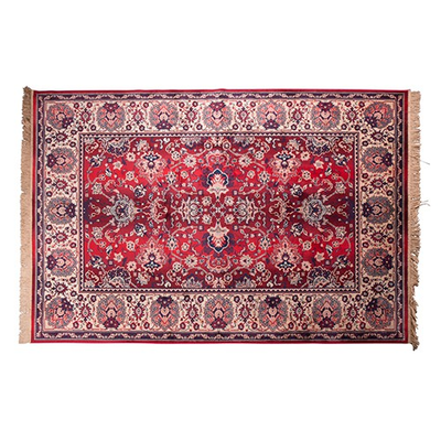 Dutchbone Vloerkleed Bid old red