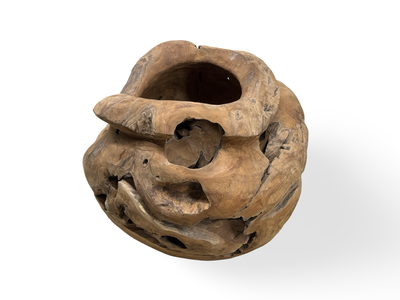 Wortelhouten planter uniek Indonesië