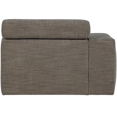 Novi 1-zits element arm links boucle karamelbruin