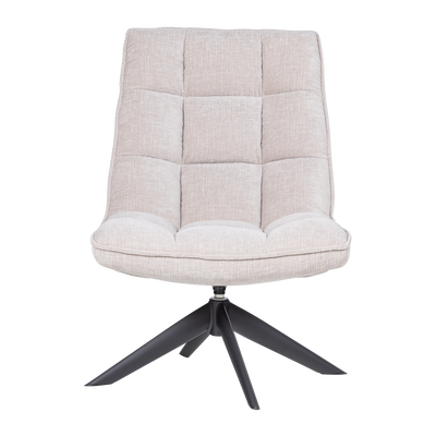 Jouke draaifauteuil chenille structuur roestbruin [fsc]