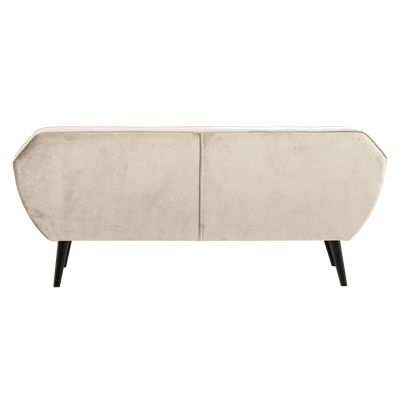 Rocco bank 187 cm velvet off white [fsc]