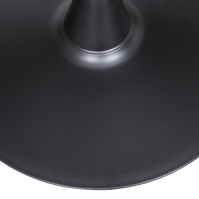 Bistro ronde buisvoet metaal matzwart 72xo54 cm