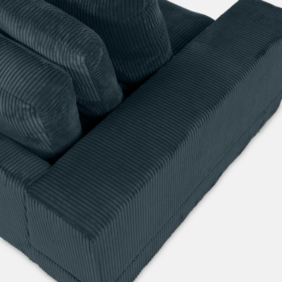 Loods 5 loveseat Mino ribfluweel