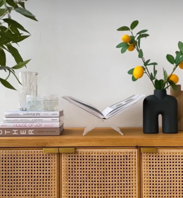 Persell boekenstandaard Perspex
