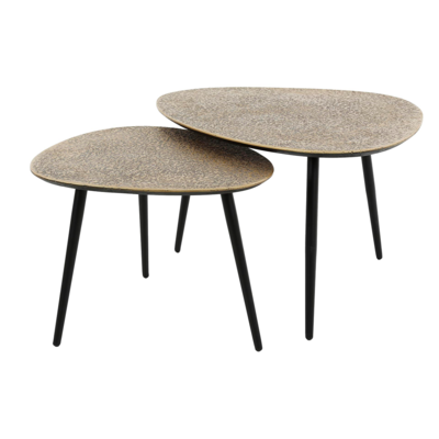 Salontafel Metallica Brons (set van 2)