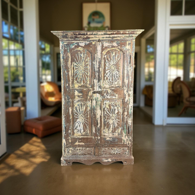 kast 2 deur 2 la snijwerk uniek