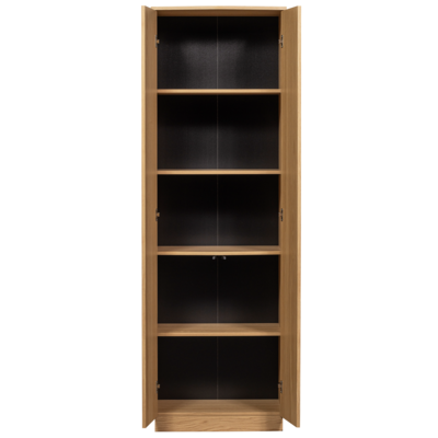 Hoge Kast Zuma - Eiken - Transparant