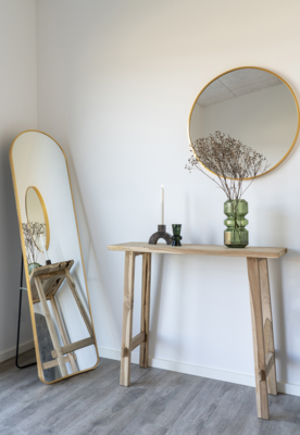 Staande spiegel Lize goud - 150 x 40 cm