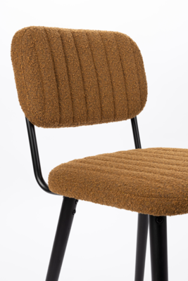 Housecraft living eetkamerstoel Jake bouclé