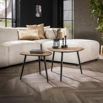 Salontafel Metallica Brons (set van 2)