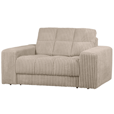 Second date loveseat velvet warmgrijs