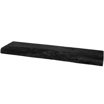 Wandplank Pure zwart mangohout