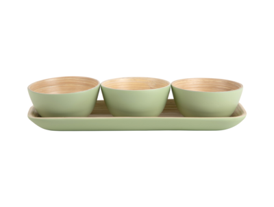 Snack set Puro bamboo soft green