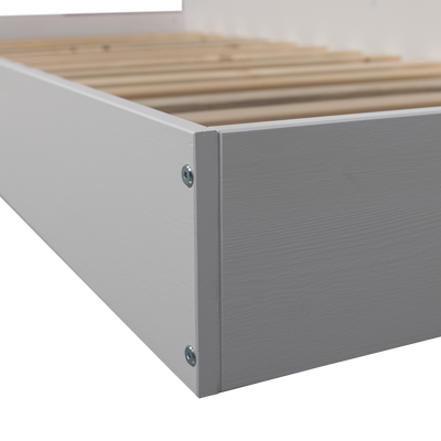 Carter hoekbed links/rechts grenen wit [fsc]