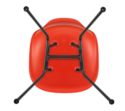 Vitra stoel Eames DSX Basic Dark onderstel