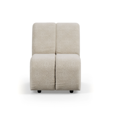 HKliving bank Wave Boucle - Element midden