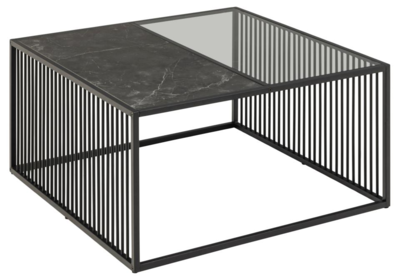 Clune Salontafel - 80 x 80 cm - Zwart