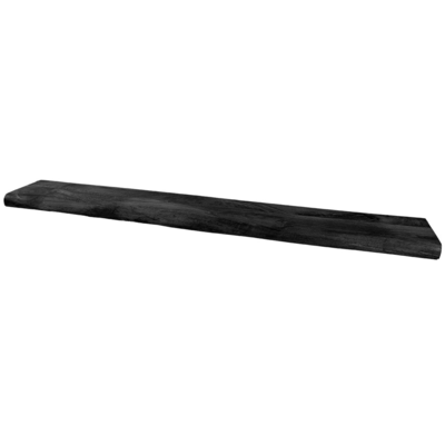 Wandplank Pure zwart mangohout
