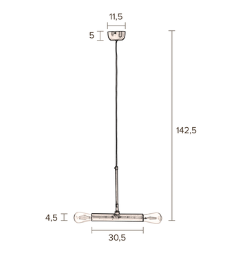 Hanglamp Doppio