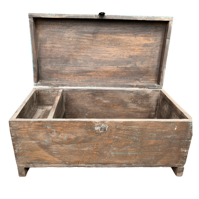 Oude opbergkist uniek item